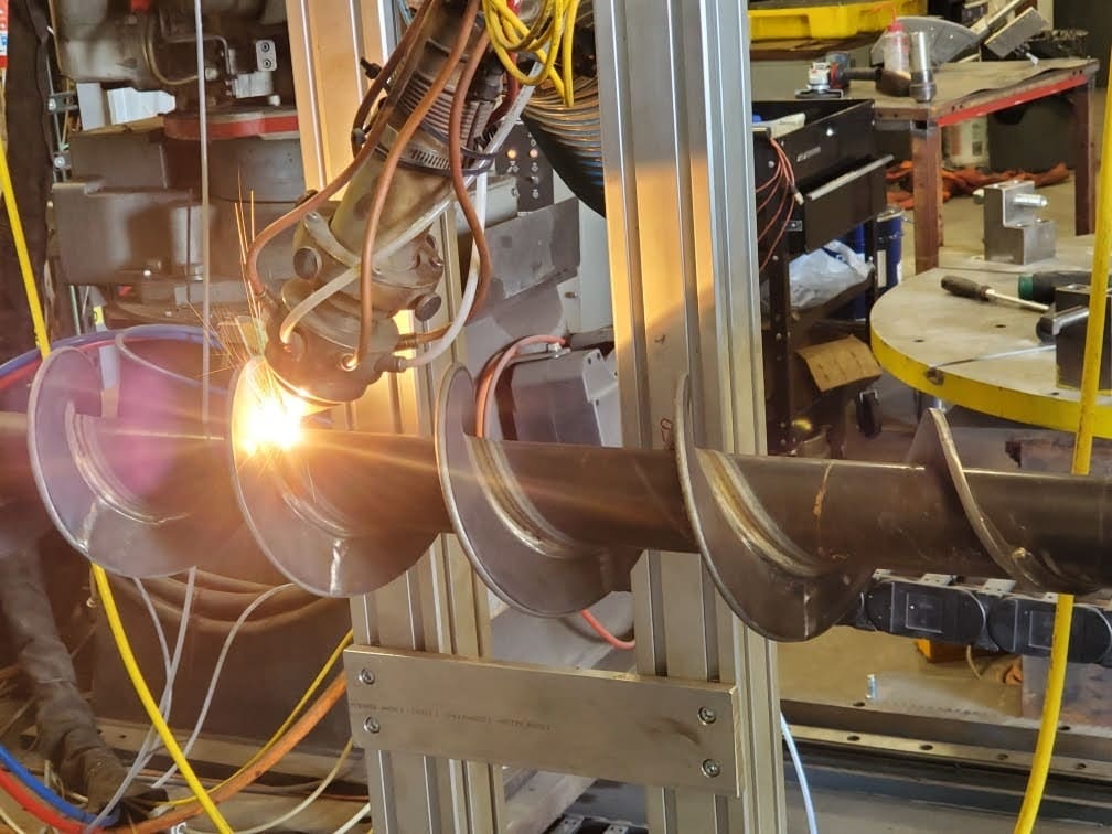 Laser cladding equipment