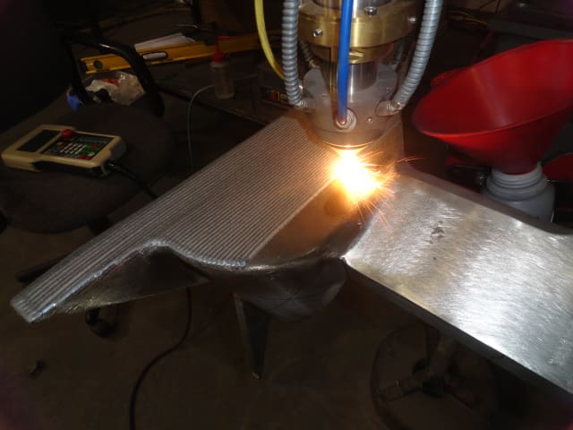 Laser cladding application