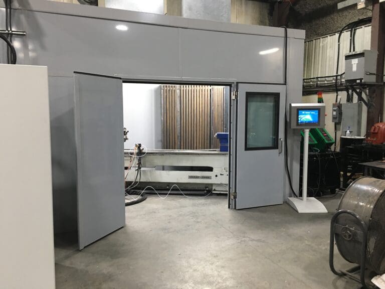 Thermal Spray Sound Enclosure Spray Booths McLaughlin & Associates